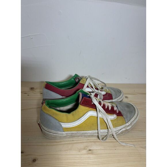 Vans New Style 36 Sunshine Multi/True‎ White Men Size USA 9 Z10 - Picture 3 of 6